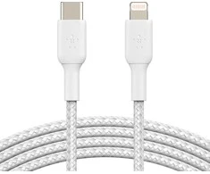 Belkin CAA004BT2MWH USB-C 2.0m balta