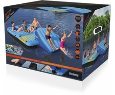 HYDRO-Force Island + Slide 376x311cm BestWay