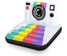 Polaroid Pripučiamasis plaustas BESTWAY 43656, įv. spalvų, 127×102 cm