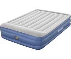Bestway Tritech Air Mattress Queen ilmatäytteinen varavuode, sisäänrakennettu pumppu, 203 x 152 x 46 cm