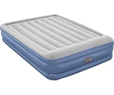 Bestway Tritech Air Mattress Queen ilmatäytteinen varavuode, sisäänrakennettu pumppu, 203 x 152 x 46 cm