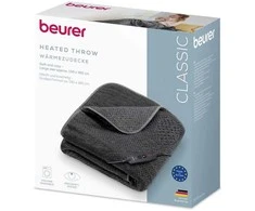 Beurer HD65 dark pilkas heated throw