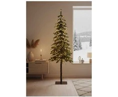 Black Box Trees Lodge varrellinen joulukuusi valoilla, 155 cm