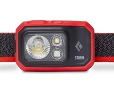 Black Diamond Juodas Diamond Juodas Diamond Storm 450 Juodas, Raudona Headband prožektorius
