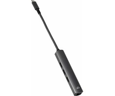 Bluecloud USB-C-USB-A šakotuvas su gigabitiniu eternetu, 3 prievadai
