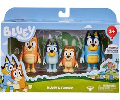 Bluey-perheen hahmot 4 kpl