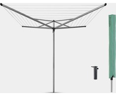 Brabantia Džiov. Essential40m, su plast. str. - Metallic Pilkas
