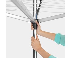 Brabantia Džiov. Essential40m, su plast. str. - Metallic Pilkas