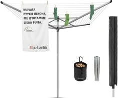Ubiquiti Brabantia Besis. džiov. Lift-O-Matic Advance 60 m - Metallic Pilkas