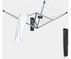 Brabantia Prie sienos tvirt. džiov. WallFix 24 m - Metallic Pilkas
