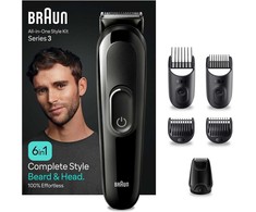 Kirptuvas Procter &amp; Gamble Braun MGK3410 - Juodas - 1 mm - 2,1 cm - Universal - Akku - 50 min (MGK3410)
