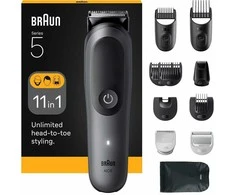 Barzdaskutė AIO5560 Braun Kirpimo Rinkinys Viskas Viename 11in1