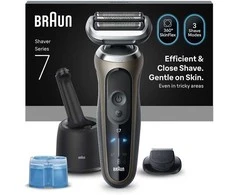 „Braun Series 7“, 72-C7200CC drėgno ir sauso skutimosi barzdaskutė su „SmartCare“ stotele