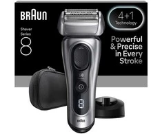 Barzdaskutė „Braun Series 8“, 8617S -Wet&amp;Dry -SensoAdapt“ skustuvas
