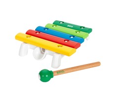 Brio muzikinis ksilofonas, žaislinis muzikos instrumentas, ksilofonas, 1,5 m., 170 g, daugiaspalvis