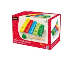 Brio muzikinis ksilofonas, žaislinis muzikos instrumentas, ksilofonas, 1,5 m., 170 g, daugiaspalvis
