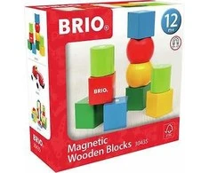 BRIO - Magnetinės medinės kaladėlės - 30435