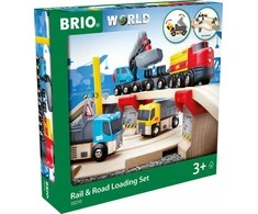BRIO World 33210 - Rail &amp; Road Kivenlastaus -junarata