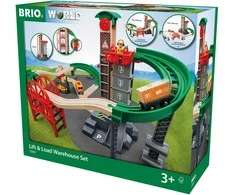 Ravensburger BRIO - Pakėlimo ir pakrovimo sandėlio rinkinys (33887)