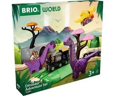 BRIO – traukinių komplektas su dinozaurais – (36094)