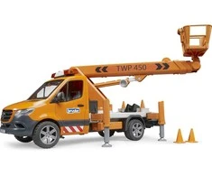 Bruder – MB Sprinter su darbo platforma ir šviesos ir garso moduliu (02679)