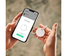 Chipolo POP – „Bluetooth“ sekiklis su keičiama baterija, skirtas „iOS“ ir „Android“, „Baltas“