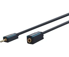 Kabelis Clicktronic Jack 3.5mm - Jack 3.5mm 5m tamsiai mėlyna (RB70489)