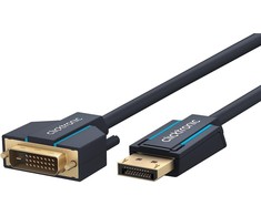 Kabelis Clicktronic DisplayPort - DVI-D 2m tamsiai mėlyna (JAB-1384194)