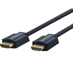 Clicktronic HDMI 2.0 High Speed su Ethernet kabeliu, aktyvus, 20 m, juodas