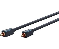CLICKTRONIC garso kabelis 1xRCA - 1xRCA bendraašis 1m