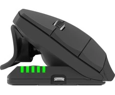 Contour Design Contour Wireless Unimouse Kairė belaidė reguliuojama pelė, skirta naudoti kairiarankiams