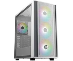Kompiuterio Korpusas - Cooler Master MasterBox 600 Baltas su Multicolor Apšvietimu