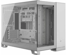 „Corsair“ dviejų kamerų kompiuterio korpusas | 2500X | Baltas | Vidutinio dydžio bokštas | Micro-ATX