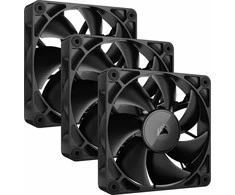 Corsair iCUE LINK RX120 Series, PWM korpuso ventiliatorius 3er Pack - 120 mm, juodos spalvos