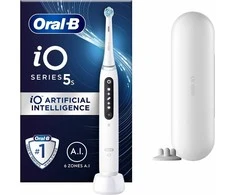 Oral-B iO Series 5s elektrinis dantų šepetėlis, baltas
