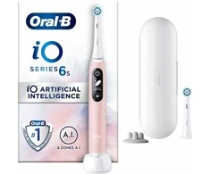 Elektrinis dantų šepetėlis Oral-B iO Series 6s, rožinės spalvos