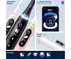 Oral-B Elektrinis dantų šepetėlis | iO6 | Įkraunamas | Suaugusiems | Šepetėlių skaičius galvutės įeina 1 | Number of teeth brushing modes 5 | Baltas