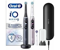 Dantų šepetėlis Oral-B iO Series 9, juoda ir rožinė