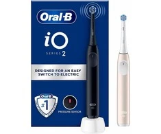 Dantų šepetėlis Oral-B iO Series 2 Night Juodas/ Calm Rožinė su 2. Handstück
