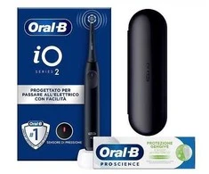 Oral-B iO2 sähköhammasharja + matkakotelo, musta