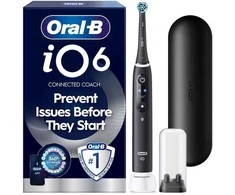 Dantų šepetėlis Oral-B iO6 sähköhammasharja, musta + matkakotelo