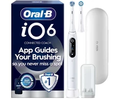 Dantų šepetėlis Oral-B iO6 sähköhammasharja, valkoinen + matkakotelo