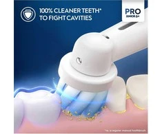 Oral-B PRO 14876673 elektrinis dantų šepetėlis vaikiškas besisukantis dantų šepetėlis, daugiaspalvis, baltas