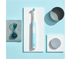 Oral-B | Elektrinis dantų šepetėlis, Duo pack | Pro Series 1 | Įkraunamas | Suaugusiems | Šepetėlių skaičius galvutės įeina 2 | Number of teeth brushing modes 3 | Mėlyna/Juodas