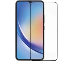 dbramante1928 ekologinis skydas - Galaxy A34 - Juodas Edge, Samsung, Galaxy A34, Antibakterinis, Skaidrus, 1 vnt.