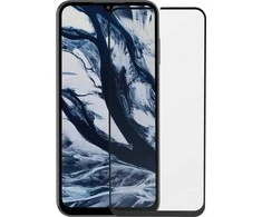 Dbramante1928 Eco-Shield -näytönsuoja, Samsung Galaxy A15, mustat reunat
