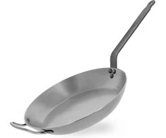 DE BUYER Apvali keptuvė, skersmuo 32 cm CARBONE PLUS