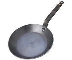 Virtuvės Įrankis - De Buyer Geležinė Indukcinė Keptuvė Mineral B 26cm Sidabrinė