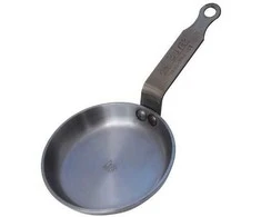 De Buyer Mineral B Element vyno keptuvė, anglinis plienas, 12 cm