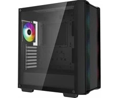 „Deepcool“ | CC560 ARGB V2 | Juodas | Vidutinio dydžio bokštas | ATX PS2